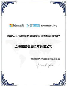 蜜度信息攜手微軟人工智能與物聯網實驗室，共啟AI應用軟件開發新篇章